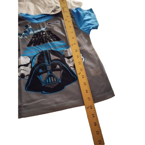 STAR WARS BOYS SIZE 8 frame resistant   3-PC PAJAMA SET - Picture 5 of 13